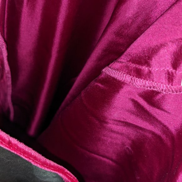 Garnet Hill Beautiful Green and Wine Silk Sheath Dress Size 10P - Picture 6 of 13